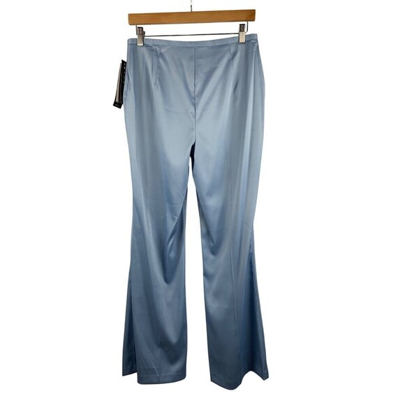 A. Byer Womens Size 11 Light Blue Flared Pants - Picture 2 of 5